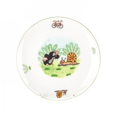 Dětský mělký talíř Krtěk 21 cm | Porcelán Thun Dětský mělký talíř Krtěk 21 cm | Porcelán Thun