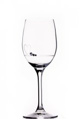 Sklenice na bílé víno, Swarovski, 2ks, 240ml