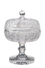Broušená dóza na noze 22 cm | Royal Crystal Broušená dóza na noze 22 cm | Royal Crystal