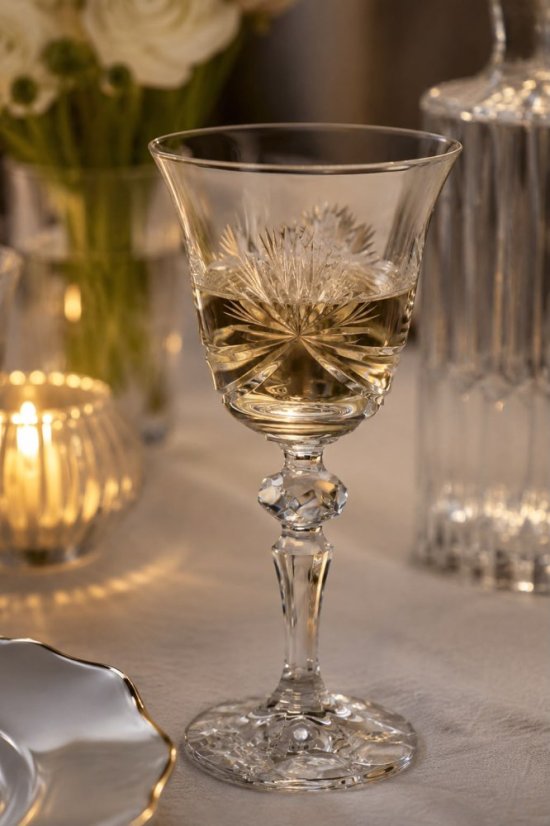 Brúsený pohár na vino, Royal Crystal, 170 ml, 2 ks