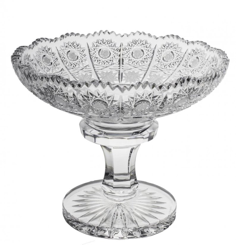 Broušený nástolec, Gold Crystal, 15,5 cm