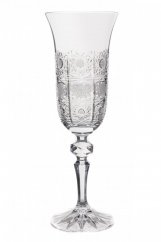 Broušené sklenice na šampaňské, Royal Crystal, 150 ml, 6 ks