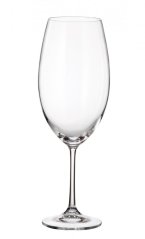 Sklenice na červené víno, Crystalite Bohemia MILVUS, 630 ml