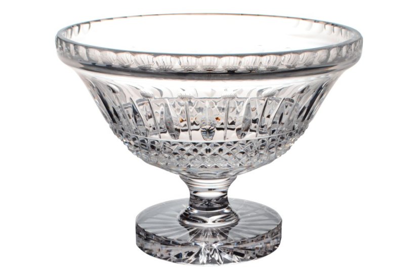 Broušená mísa na noze, Glamour Crystal, 1 ks