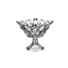 Křišťálová mísa na noze SAMBA 30,5 cm – Bohemia Treasury