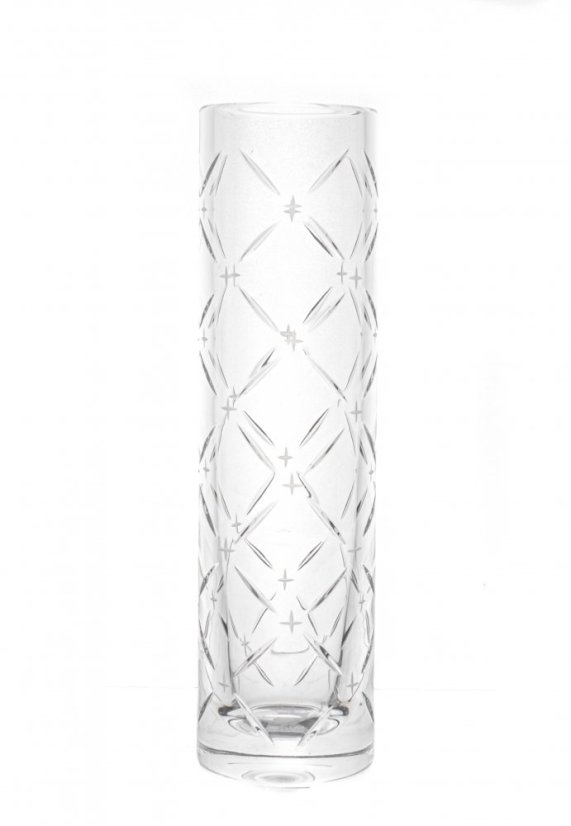 Křišťálová váza, STARS, Gold Crystal, 23 cm