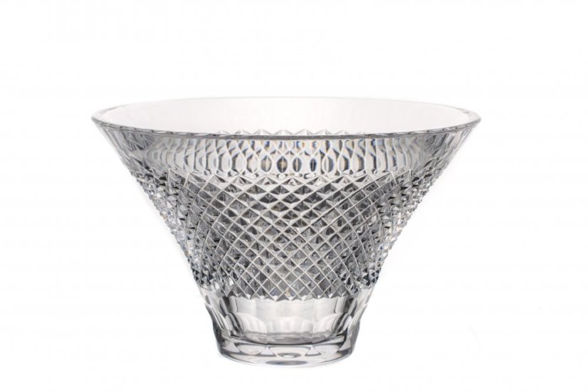 Krištáľová misa, BRIGHT STONES, Gold Crystal, 20,5 cm