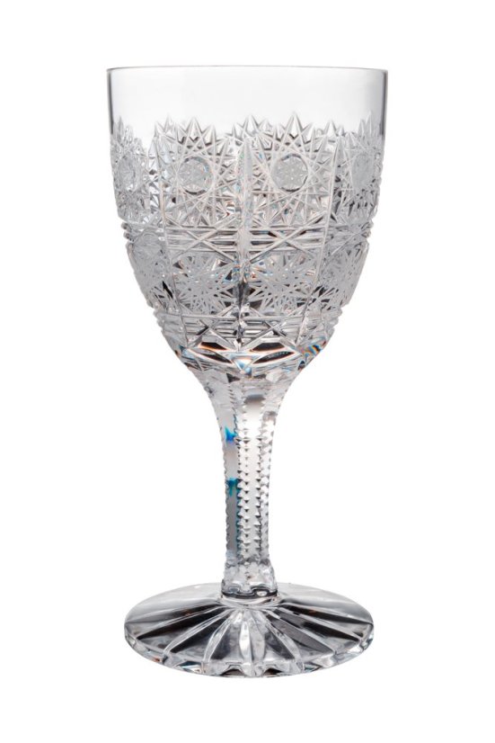 Broušené sklenice na víno 150 ml, Glamour Crystal, 2 ks