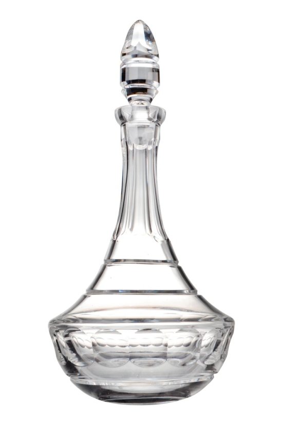 Broušená láhev na víno 850 ml, Glamour Crystal, 1 ks