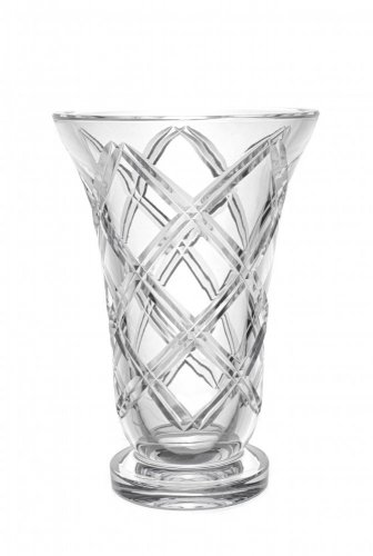 Křišťálová váza, BORDER, Gold Crystal, 25,5 cm