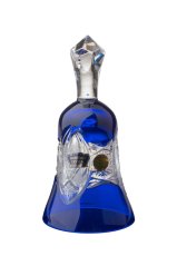 Modrý brúsený zvonček, Glamour Crystal, 1 ks
