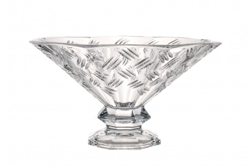 Křišťálová mísa, INDUSTRY, Gold Crystal, 33 cm