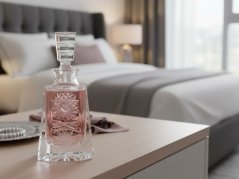 Křišťálový flakon Kathrene broušený, Royal Crystal, 50 ml Křišťálový flakon Kathrene broušený, Royal Crystal, 50 ml