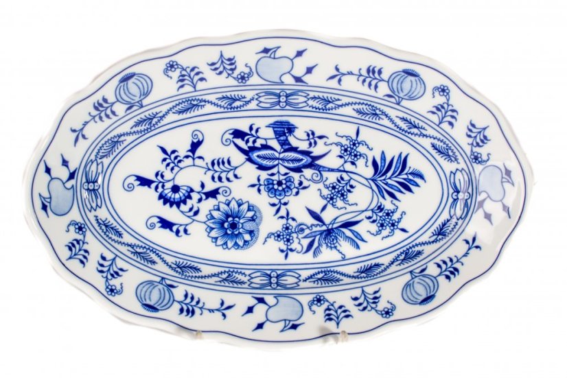 Mísa oválná, Český porcelán Dubí, CIBULÁK, 31 cm Mísa oválná, Český porcelán Dubí, CIBULÁK, 31 cm
