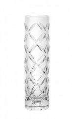 Křišťálová váza, CARIS, Gold Crystal, 23 cm
