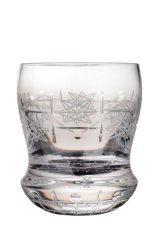 Brúsený pohár 180 ml, Glamour Crystal, 6 ks