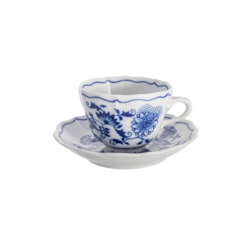 Šálek s podšálkem, Český porcelán Dubí, CIBULÁK, 0,08 l