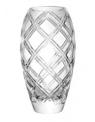 Křišťálová váza, BORDER, Gold Crystal, 28,8 cm