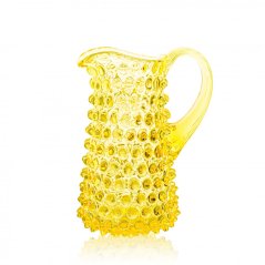 Džbán, Jílek Glassworks, HOBNAIL, Citrín, 350 ml