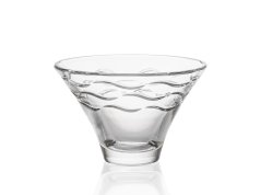 Křišťálová mísa, RIVULET, Gold Crystal, 20,5 cm