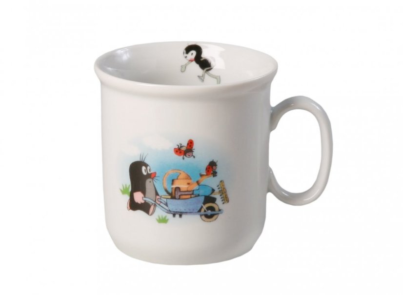 Dětský hrnek, Thun, Krtek a kolečko, 245 ml