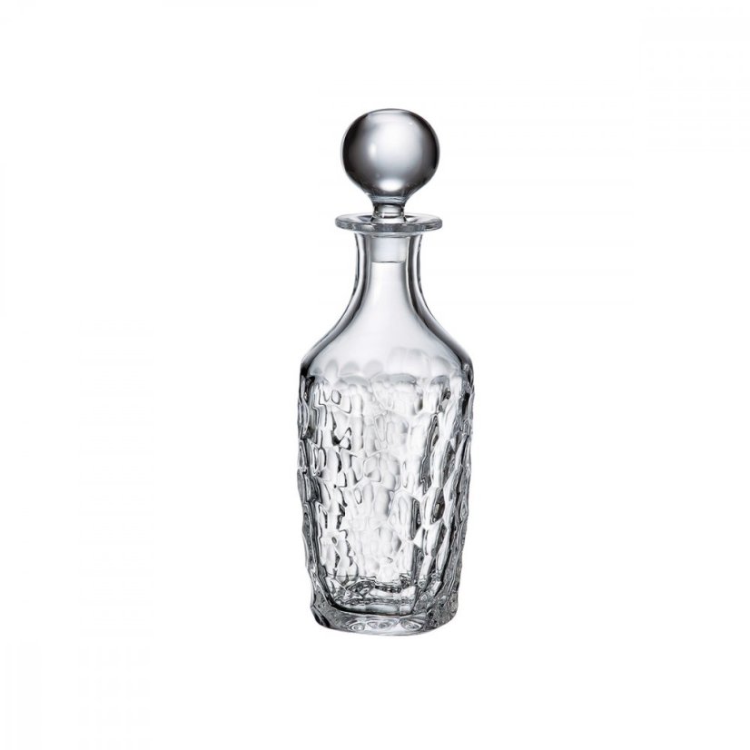 Sklenená fľaša na whisky, Crystalite Bohemia, MARBLE 750 ml