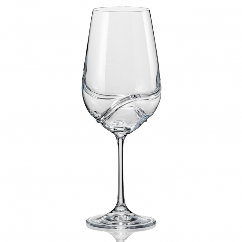 Sklenice na červené víno TURBULENCE 550 ml | Crystalex