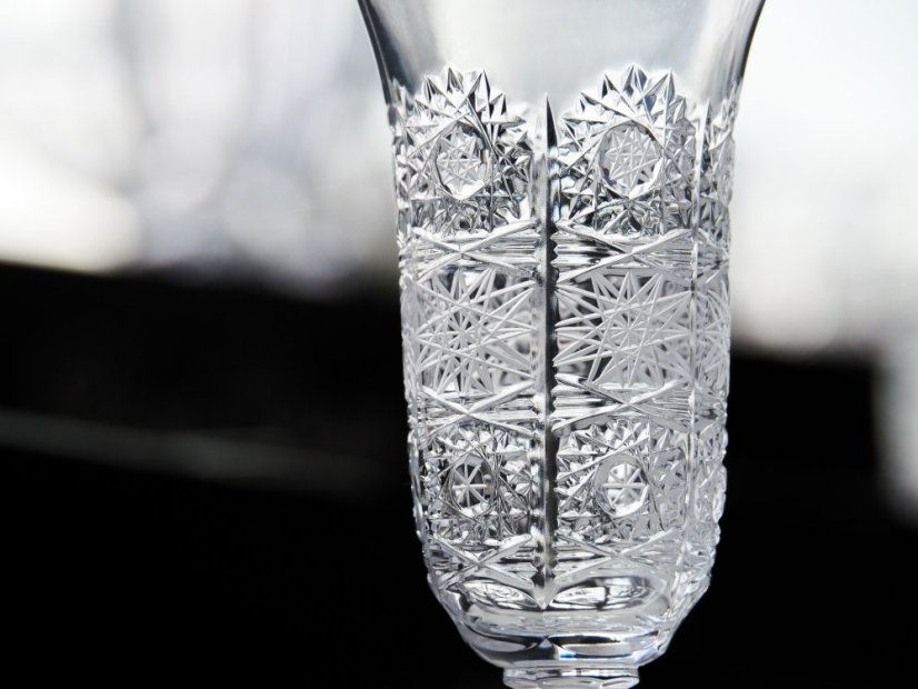 Broušené sklenice na šampaňské, Royal Crystal, 150 ml, 6 ks