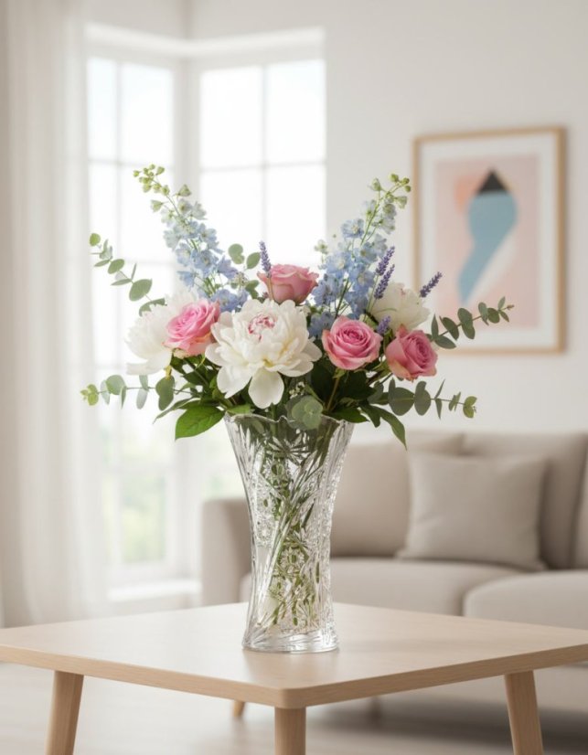 Váza, Royal Crystal, DIAMANTE, 30 cm