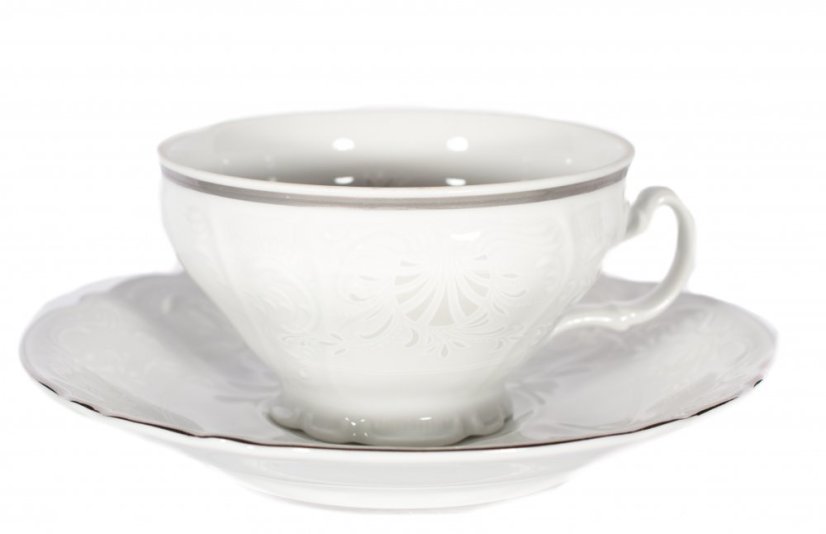 Čajový šálek s podšálkem, Thun, Bernadotte, Mráz, 205 ml, 12 ks