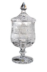 Broušená dóza na noze 22 cm | Royal Crystal Broušená dóza na noze 22 cm | Royal Crystal