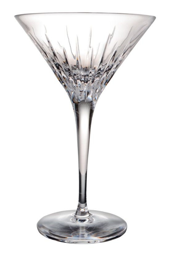 Broušená sklenice na martini 160 ml, Glamour Crystal, 1 ks