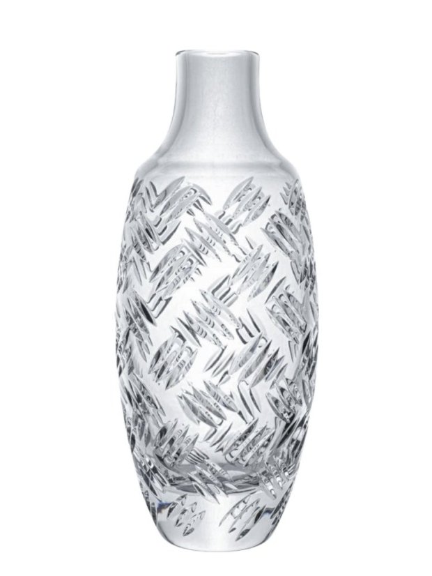 Křišťálová váza, INDUSTRY, Gold Crystal, 33 cm