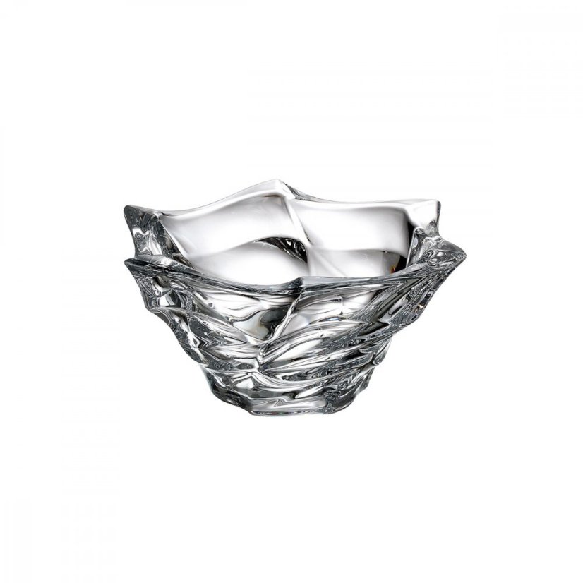 Krištáľová misa FLAMENCO 29,5 cm - Bohemia Treasury v dynamickom štýle