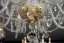 Křišťálový lustr, Royal Crystal, zlacený - 6 žárovek