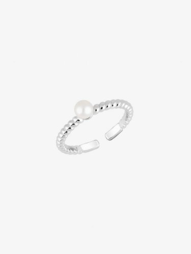 Stříbrný prsten s říční perlou, Preciosa, Vel. 52-55 (16,5-17,4 mm)