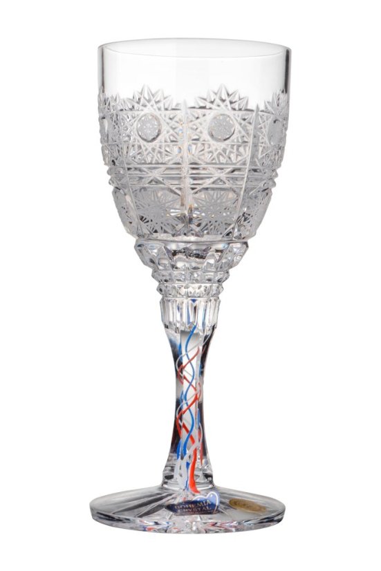 Brúsené poháre na likér 90 ml, Glamour Crystal, 2 ks