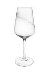 Poháre na vino s kamienkami Swarovski, Cvrček Glass, 350 ml, 2 ks