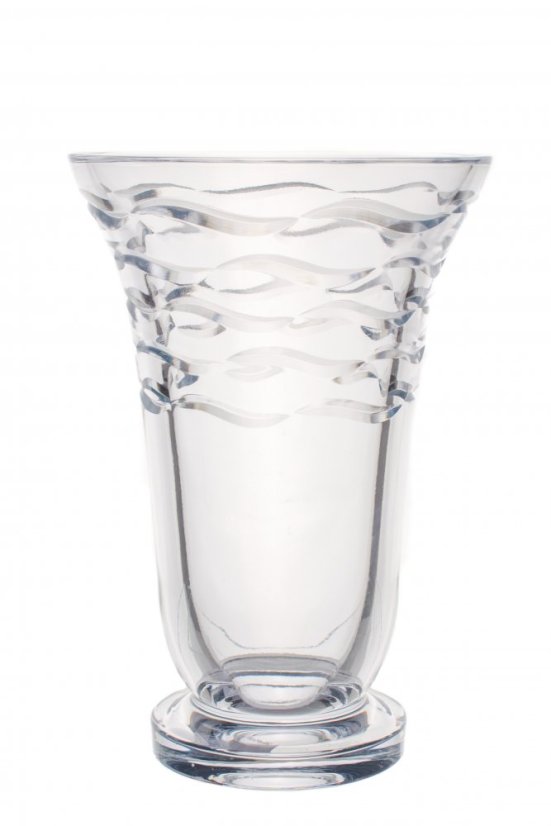 Křišťálová váza, RIVULET, Gold Crystal, 25,5 cm