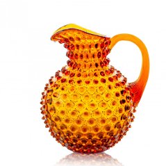Džbán, Jílek Glassworks, HOBNAIL, Amber, 2 l