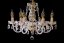Křišťálový lustr, Royal Crystal, zlacený - 6 žárovek