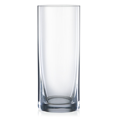 Skleněná váza Crystalex 26 cm – čirá, univerzální, česká výroba.