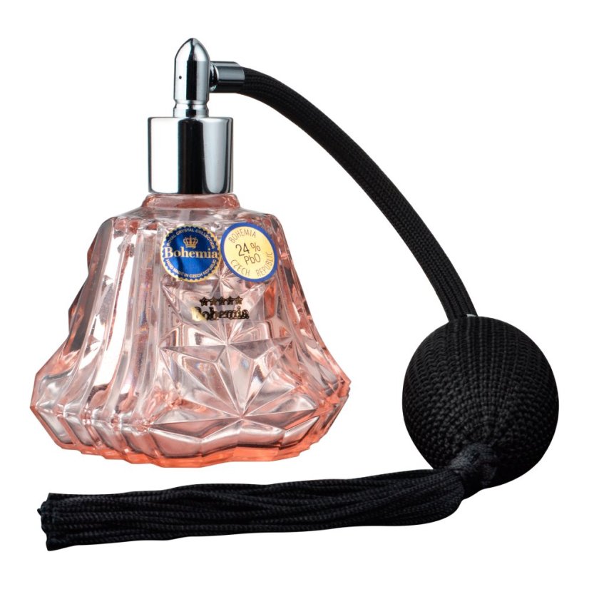 Flakón s rozprašovačom, Royal Crystal, 100 ml rose Flakón s rozprašovačom, Royal Crystal, 100 ml rose