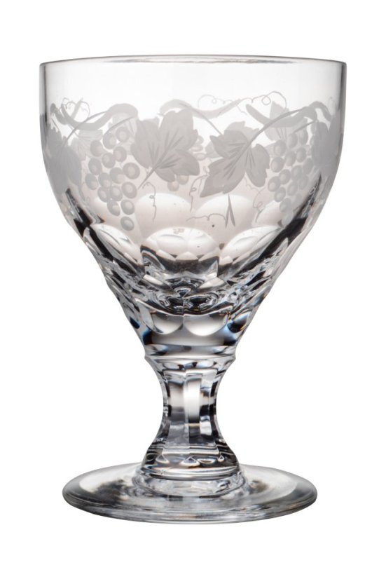 Brúsený pohár s motívmi viniča 420 ml, Glamour Crystal, 2 ks Brúsený pohár s motívmi viniča 420 ml, Glamour Crystal, 2 ks