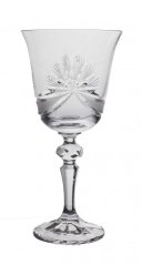 Broušené sklenice na víno, Royal Crystal, 220 ml
