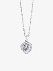 Náhrdelník s přívěskem srdíčka, Velvet Heart, Preciosa, Stříbrný