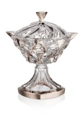 Křišťálová dóza na noze, Bohemia Treasury, SAMBA - Rhapsody-Platin