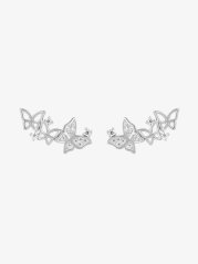 Stříbrné náušnice Butterfly Waltz – šperk s kouzlem Preciosa Stříbrné náušnice Butterfly Waltz – šperk s kouzlem Preciosa