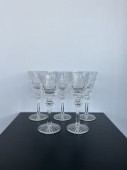 Broušené sklenice na noze, Glamour Crystal, 80 ml, 5 ks Broušené sklenice na noze, Glamour Crystal, 80 ml, 5 ks