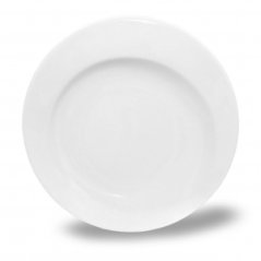 Plytký porcelánový talíř Future 28 cm | Čistě bílý | Thun